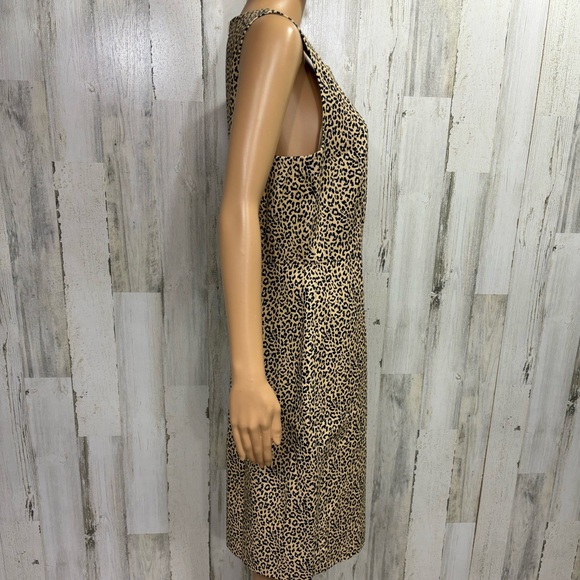 J. Crew Factory Animal Print Sheath Dress - Picture 5 of 8